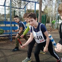 Школьная легкоатлетическая эстафета