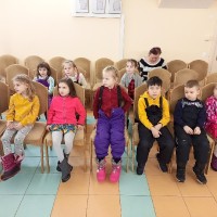 Занятие в библиотеке №4 п. Ольгино