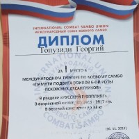 Турнир по боевому самбо
